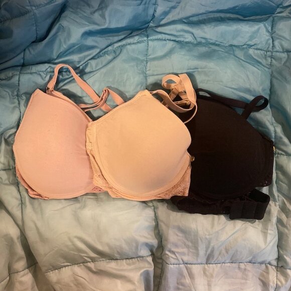 Three Natori Bliss Perfection Contour Underwire Bras - Picture 1 of 16